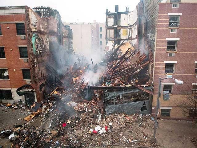 roof collapsing in construction accident