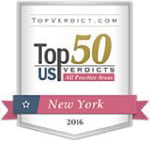 Top 50 US Verdicts Award NY 2016