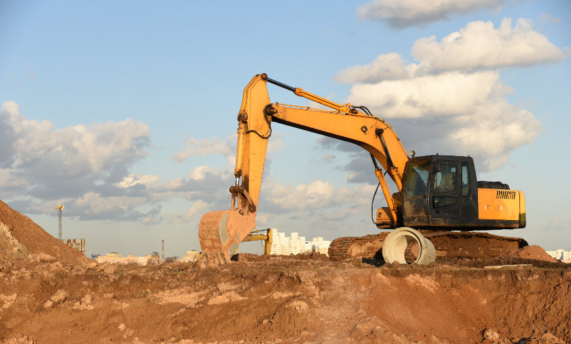 Maquinaria en la construcción