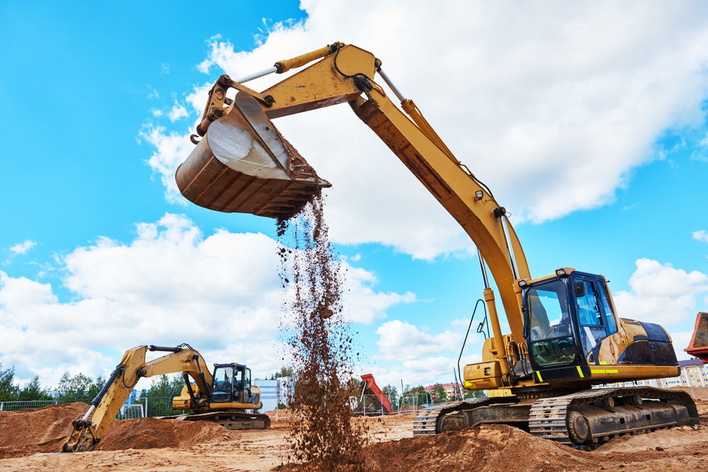 peligros-excavadora Excavadora en construcción