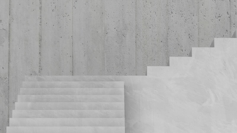 escaleras en forma de L